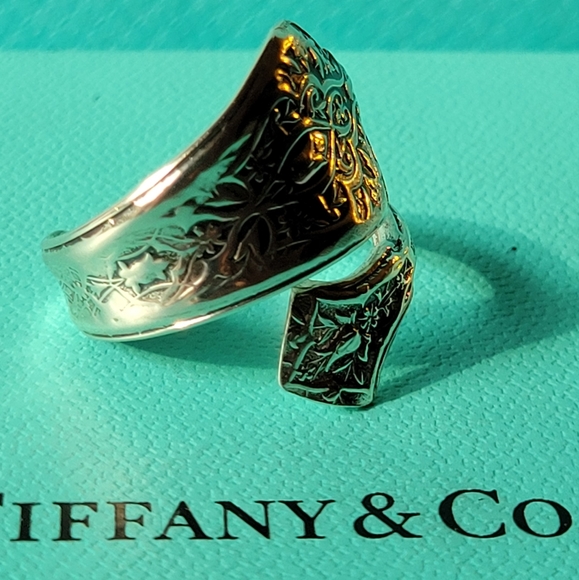 1872 Tiffany & Company Persian Spoon Ring in Sterling Silver #71 - Picture 5 of 16
